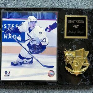 Pittsburgh Penguins Sidney Crosby Plaque With Photo & Nameplate